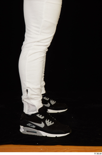 Dave black sneakers calf dressed white pants 0007.jpg